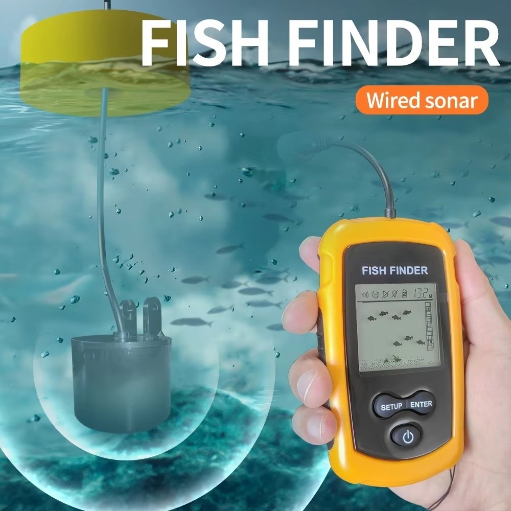 Handheld Portable Fish Finder  - Fishing Boat Depth Finder review and price