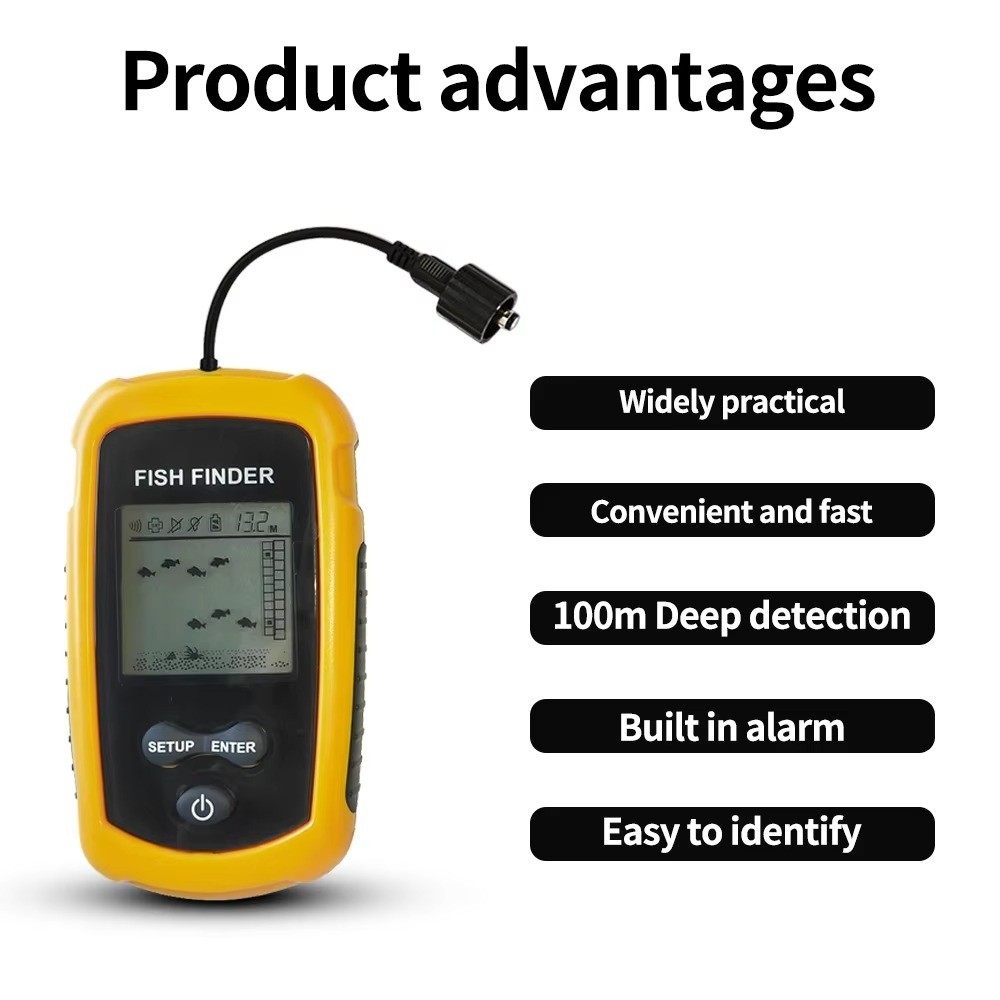 Handheld Portable Fish Finder  - Fishing Boat Depth Finder review and price