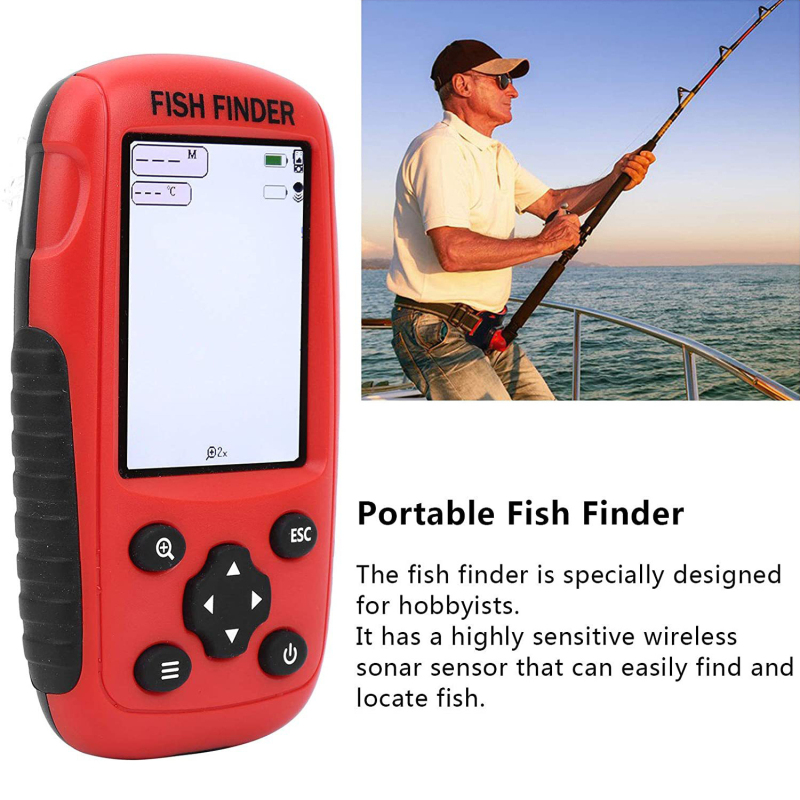 Fish finder wireless Wireless  - Fishing Boat Depth Finder review and price