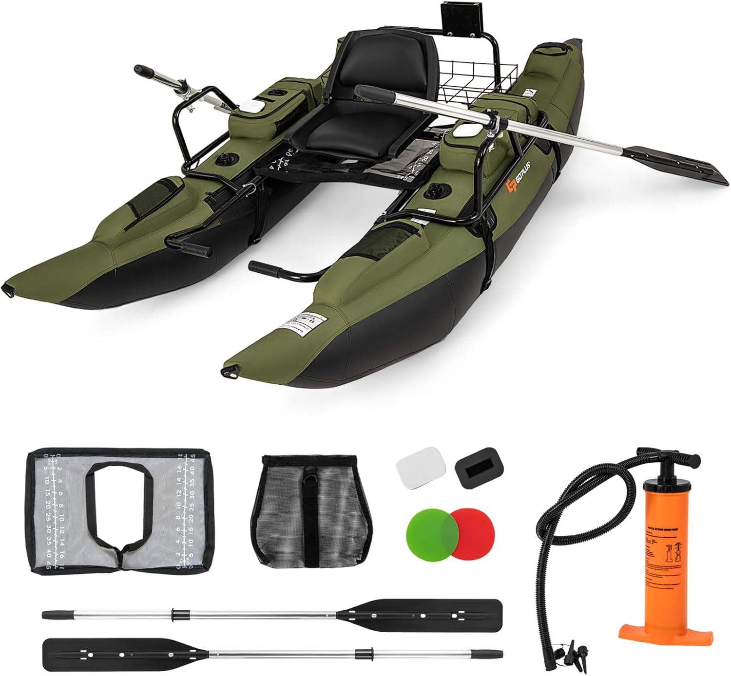 Adult Inflatable Belly Boat wi - Fishing Boat Inflatable review and price