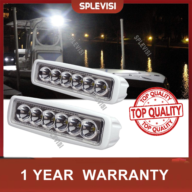 2pcs 12V 6 LED Deck Marine Spr - Fishing Boat Trailer review and price