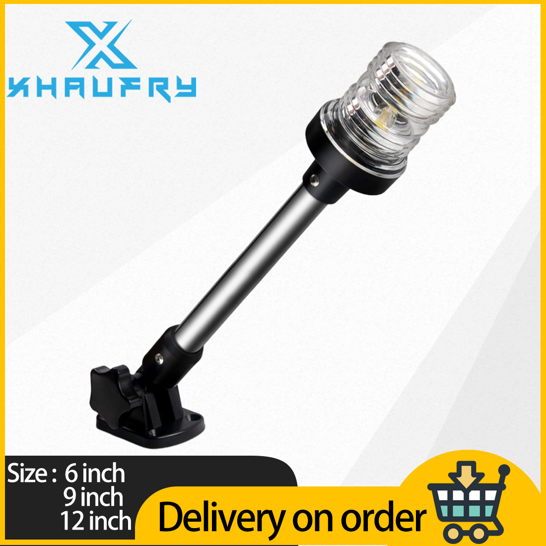 360 Degree White LED Fold Down - Fishing Boat Navigation Light review and price